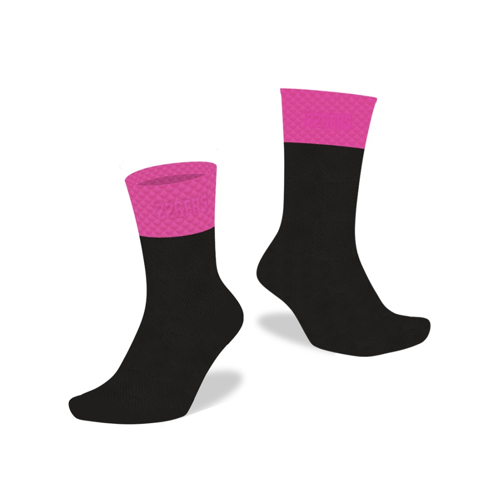CALCETINES TECNICOS COLOR BLOCK FUCSIA - TALLA M - 226ERS