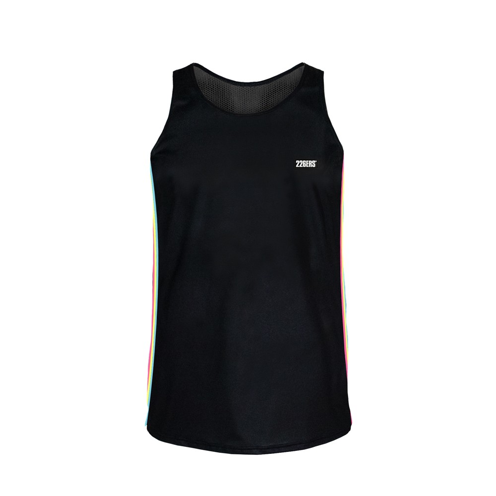 POLERA SIN MANGAS HYDRAZERO SLIM FLAG NEGRA - TALLA L - 226ERS