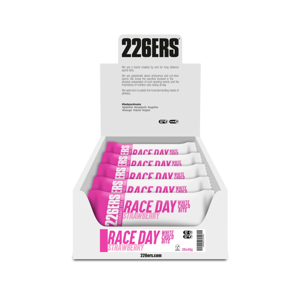 RACE DAY BAR CHOCOLATE BLANCO Y FRESA - Imagen 2