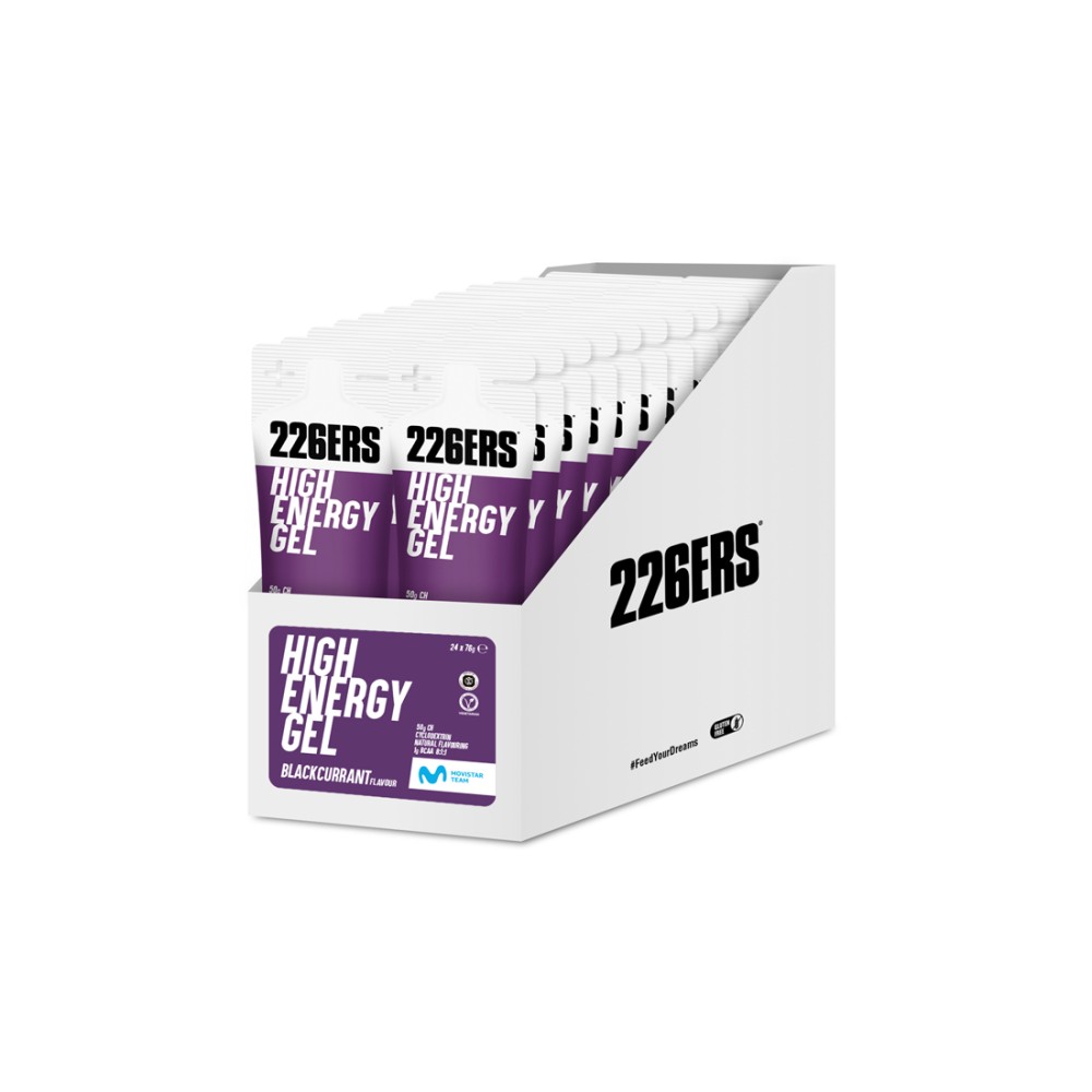 HIGH ENERGY GEL 76 G BCAA'S BLACKCURRANT - Imagen 3