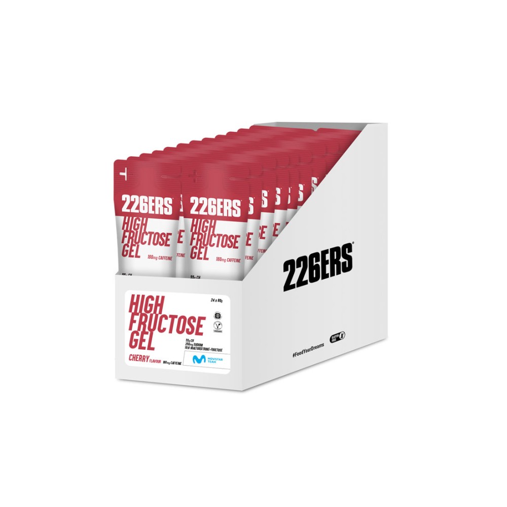 HIGH FRUCTOSE GEL 80 G CHERRY (160 MG CAFEINA) - Imagen 3