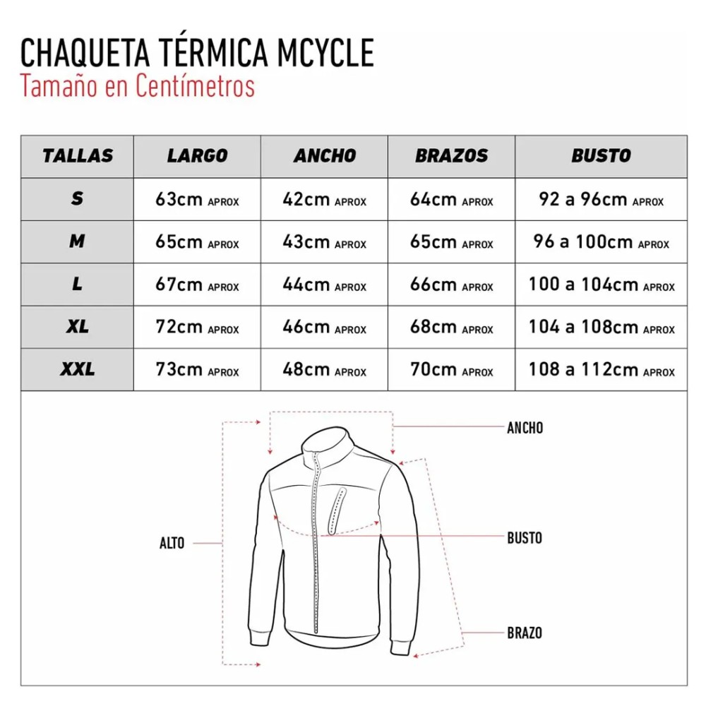 CHAQUETA TÉRMICA BLACK - TALLA L - MCYCLE - Imagen 5