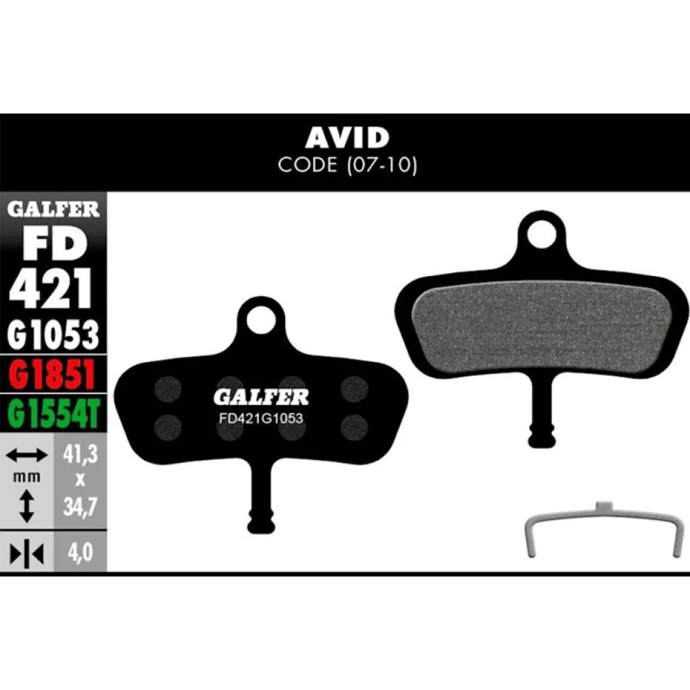 PASTILLA DE FRENO FD421 - GALFER BIKE