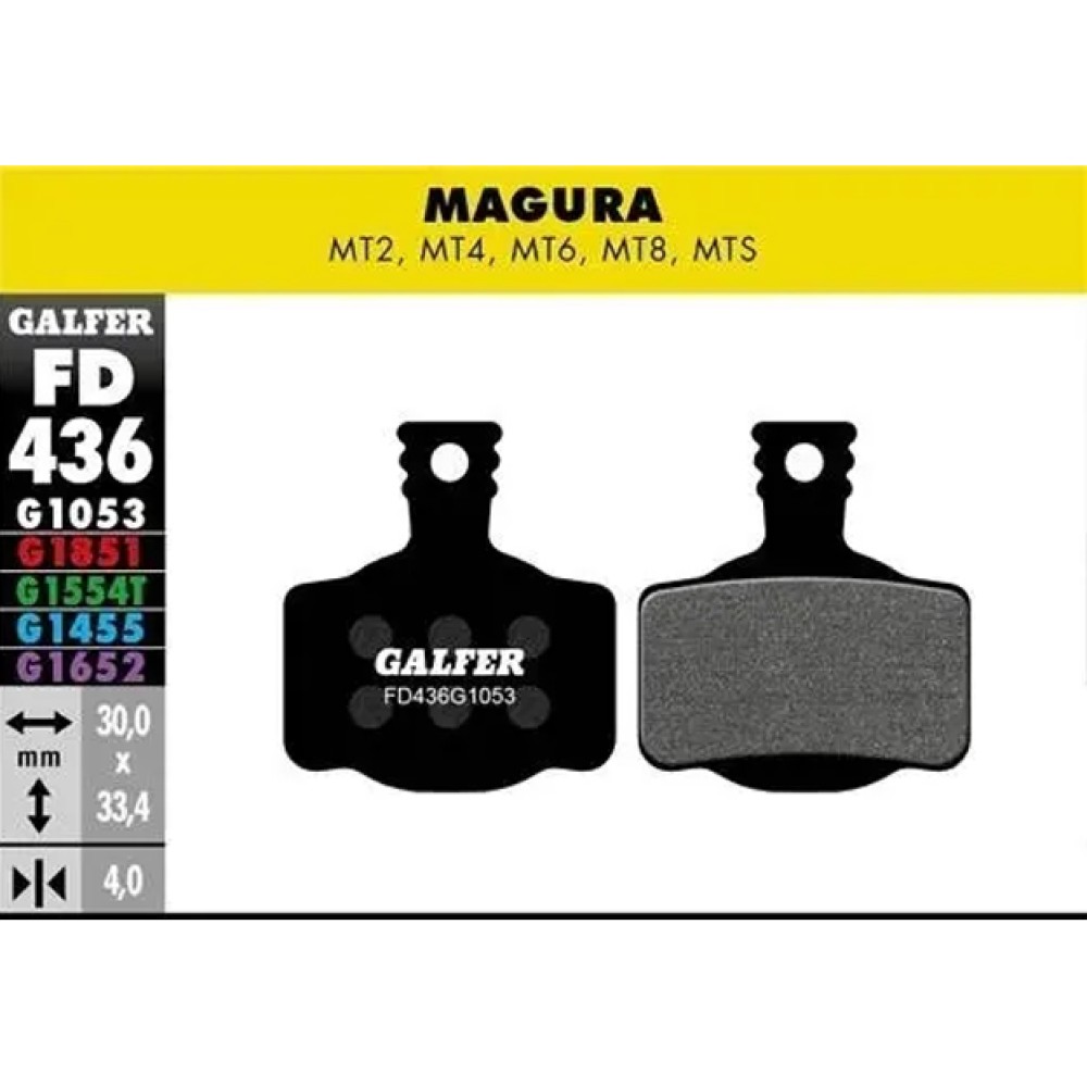 PASTILLA DE FRENO FD436 - GALFER BIKE