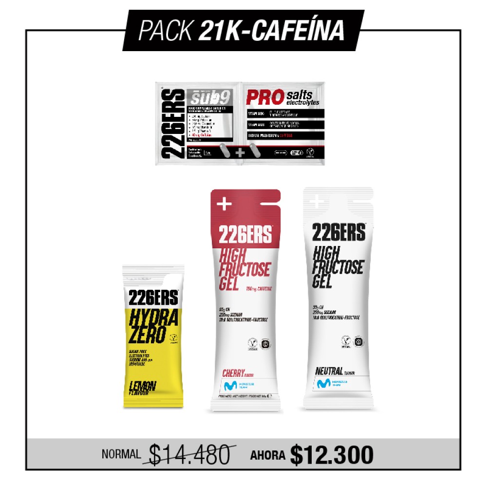 PACK 21K - CON CAFEÍNA